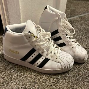 High Top Adidas size 8